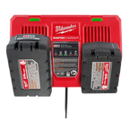 M18™ Dual Bay Simultaneous Rapid Charger