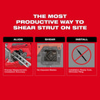 13/16" & 1-5/8" x 1-5/8" Combination Strut Shearing Dies