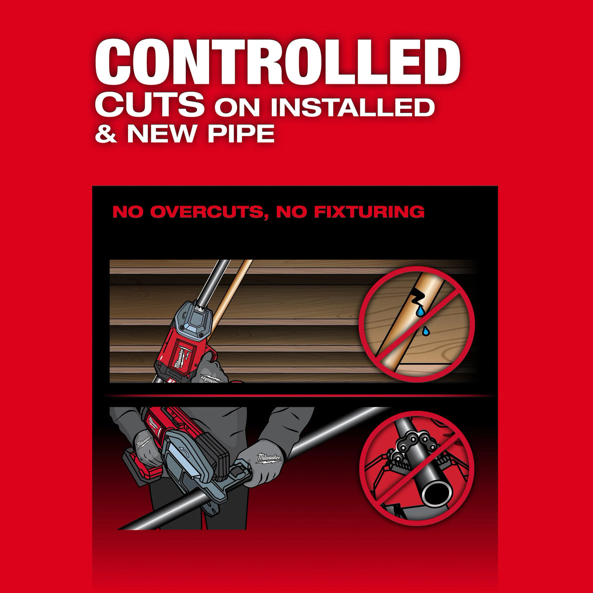 Milwaukee M18 FUEL ½”-1” Steel Pipe Cutter | 3469-20