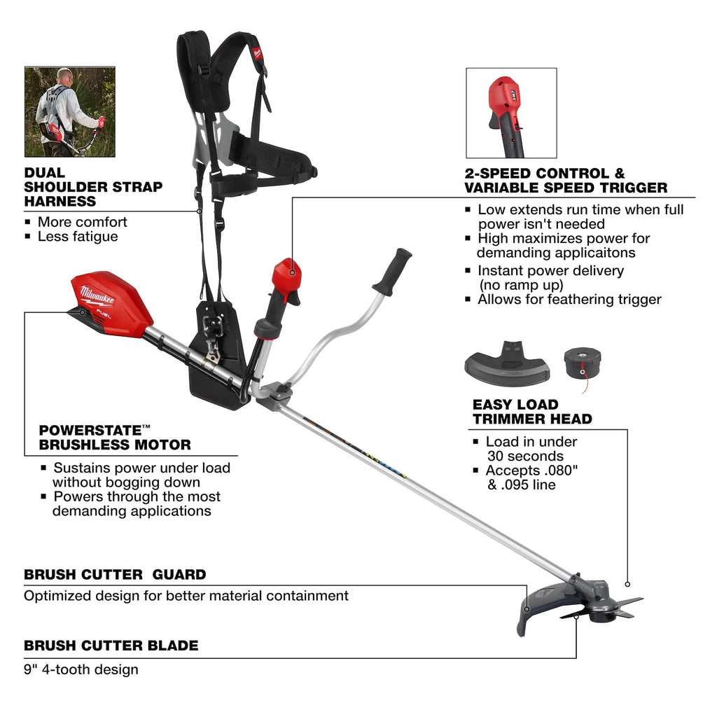 Milwaukee M18 FUEL Brush Cutter | 3015-20