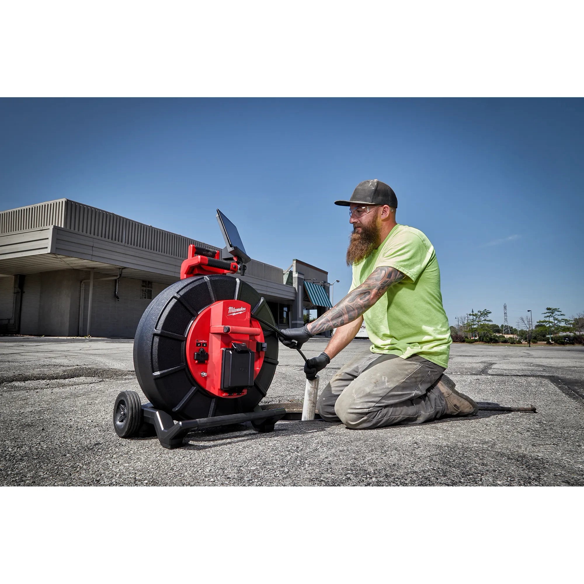 200’ Stiff Modular Pipeline Inspection Reel
