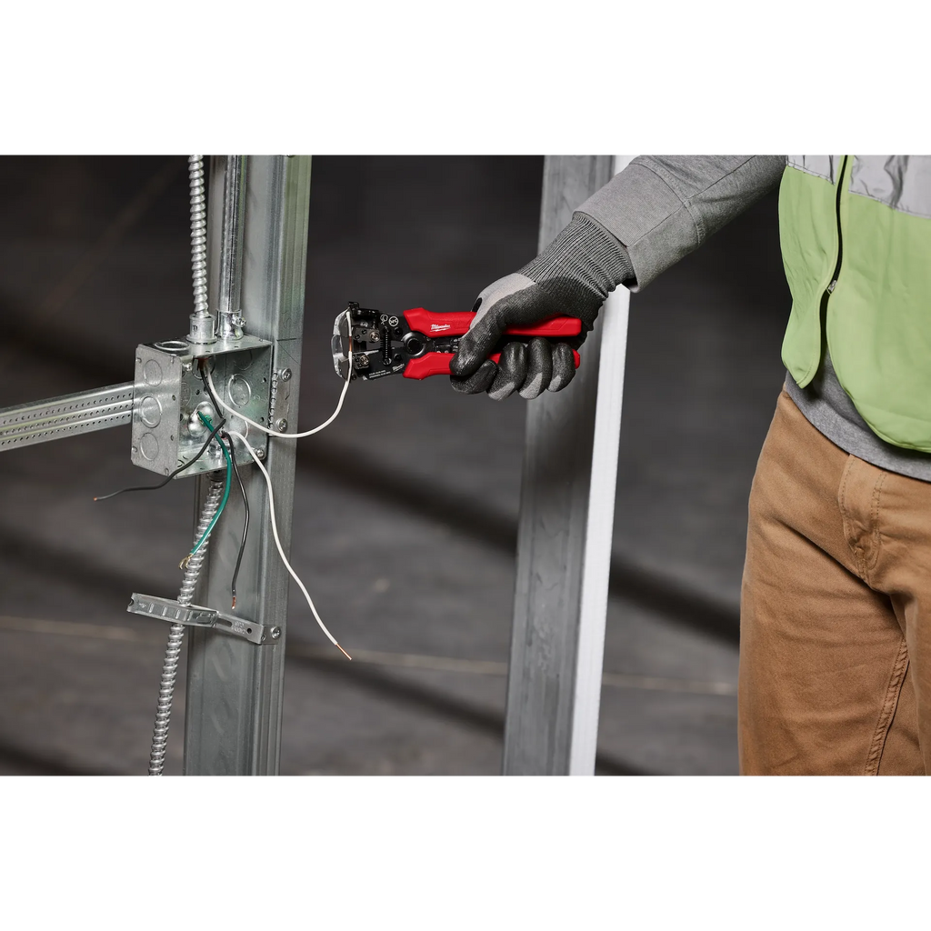 Milwaukee Self-Adjusting Wire Stripper & Cutter | 48-22-3082