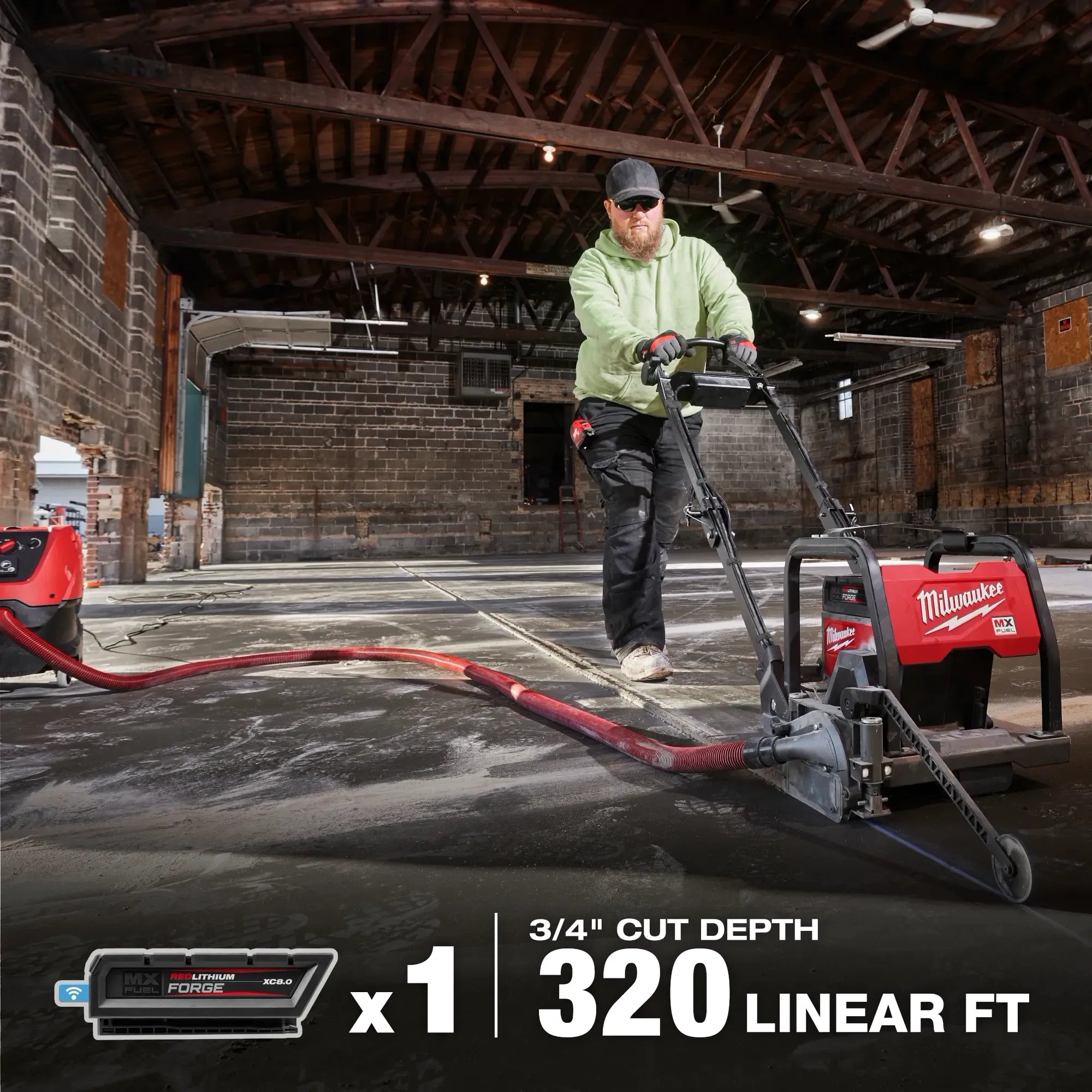MX FUEL™ 6" Green Concrete Saw Kit
