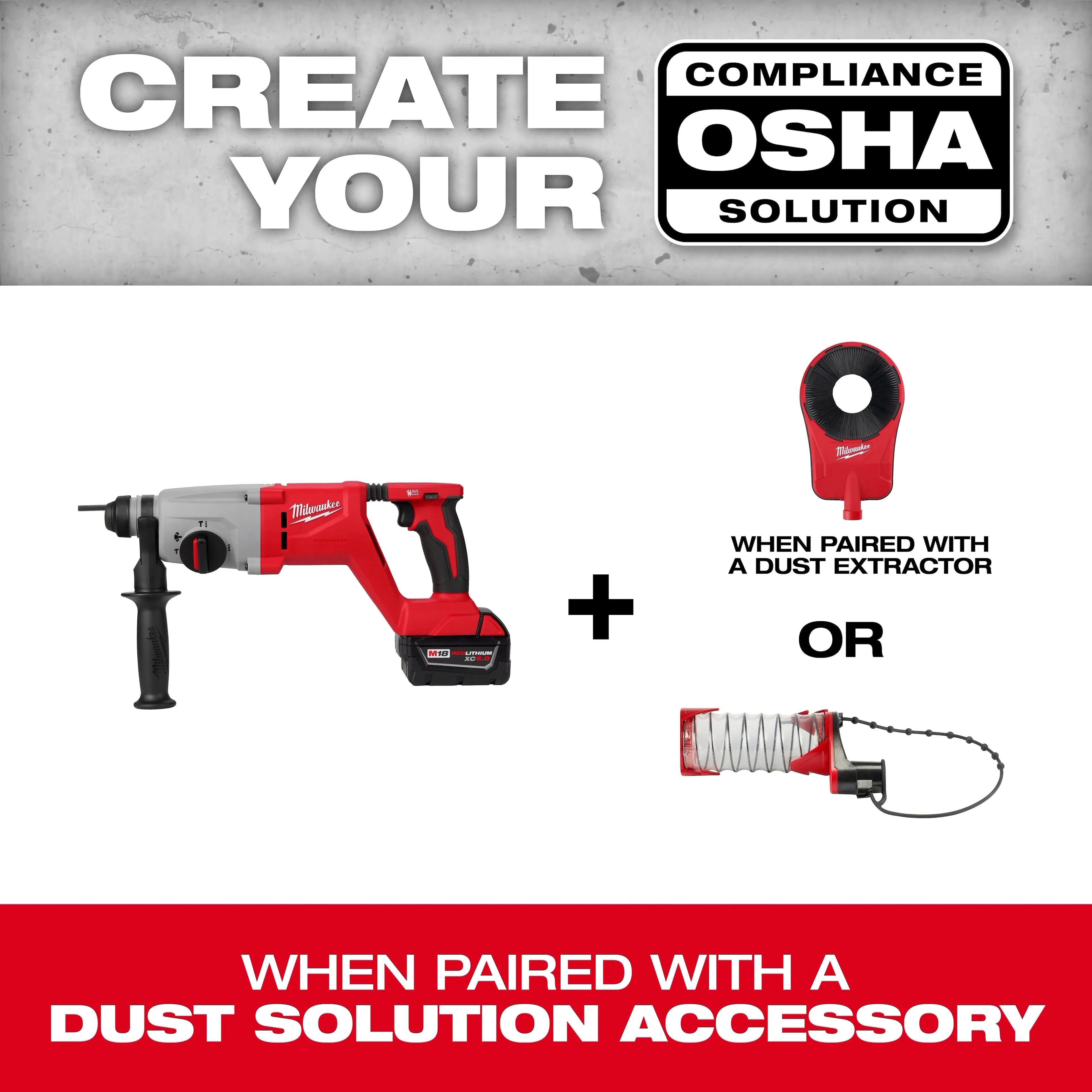 M18™ Brushless 1” SDS Plus D-Handle Rotary Hammer