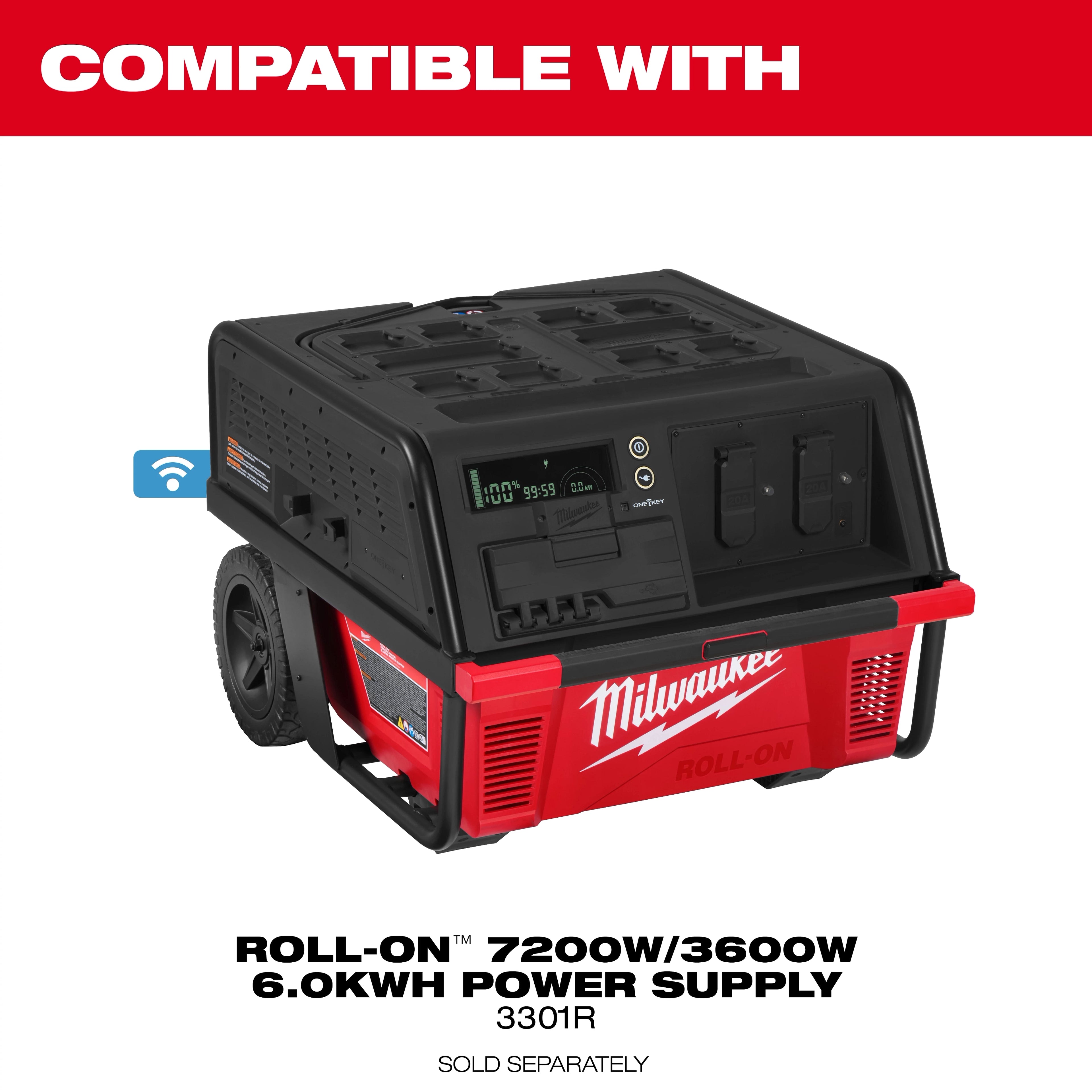 ROLL-ON™ 7200W/3600W 6.0kWh Power Supply Cover