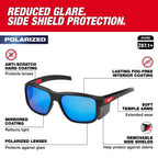 Polarized Full Frame Safety Glasses with Removable Side Shields