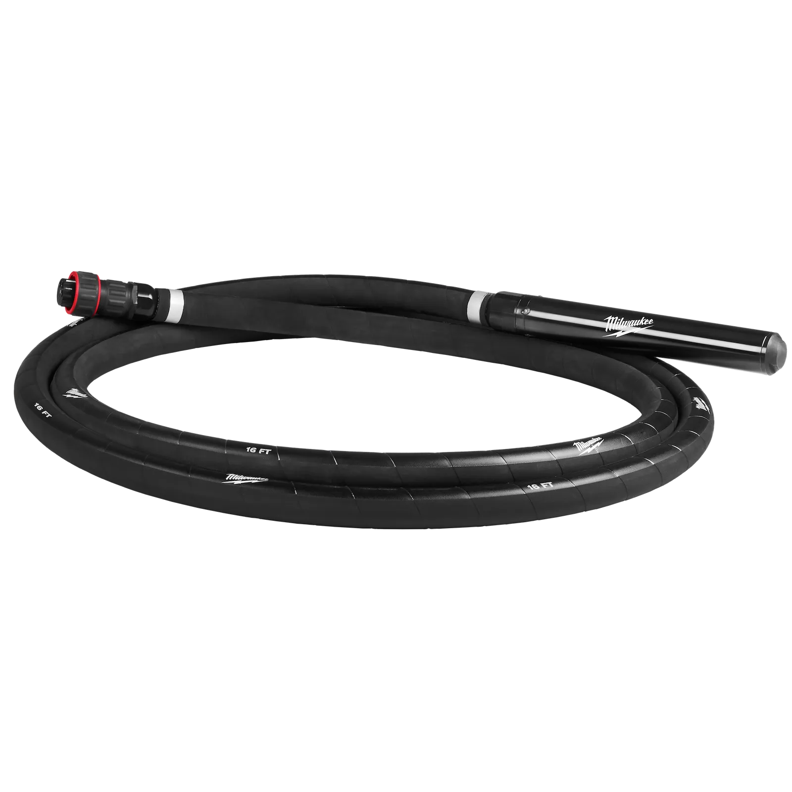 MX FUEL™ High Cycle Concrete Vibrator 16' Whip w/ 2.25" Head