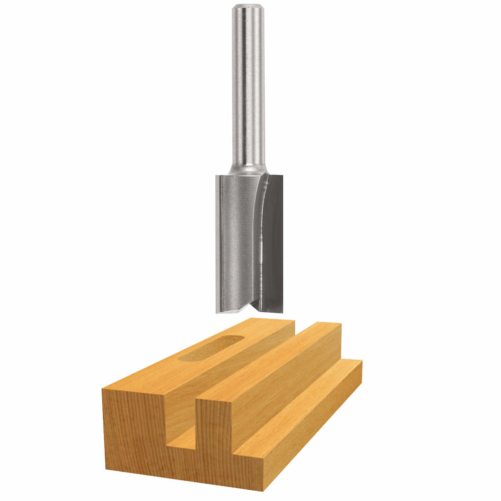 Bosch 85226M 7/16 In. x 1 In. Carbide Tipped 2-Flute Straight Bit