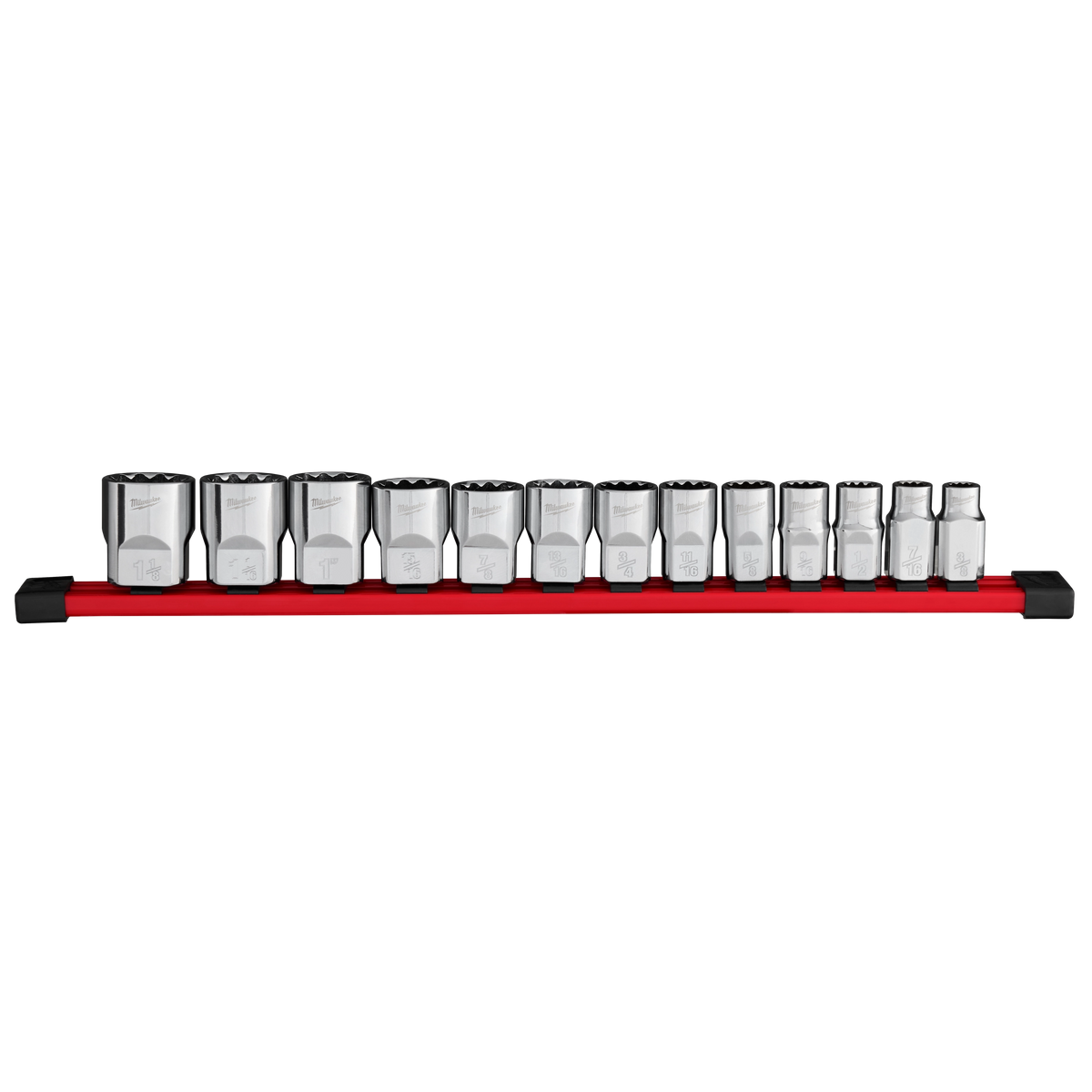 Milwaukee 13-Piece 1/2” Drive 12-Point SAE Socket Set | 48-22-9422
