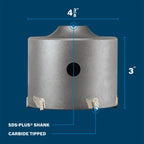 Bosch T3921SC 4-3/8 In. SDS-plus SPEEDCORE Thin-wall Core Bit
