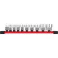 Milwaukee 10-Piece 3/8" SAE Sockets with FOUR FLAT Sides | 48-22-9403