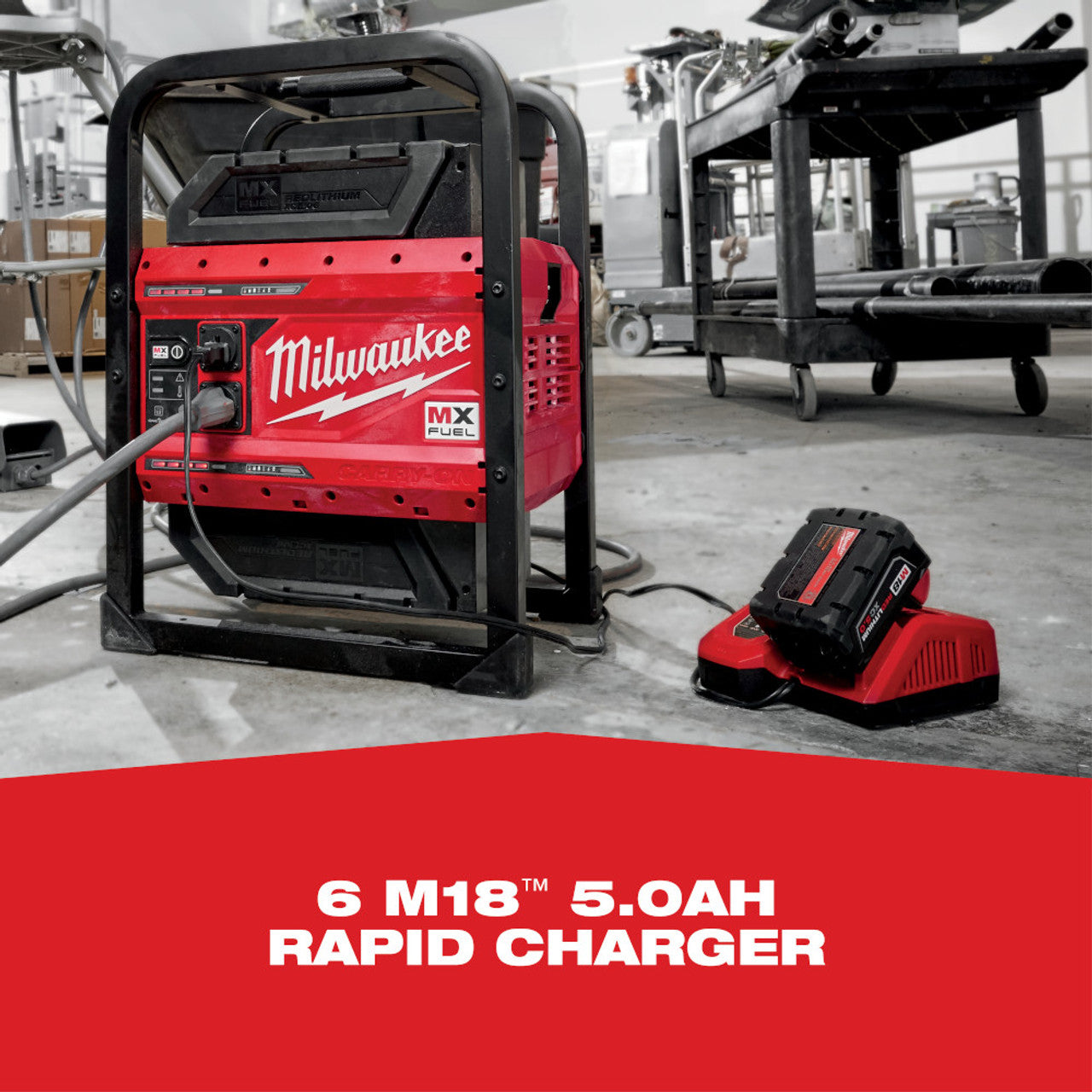 MX FUEL™ CARRY-ON™ 3600W/1800W Power Supply Kit