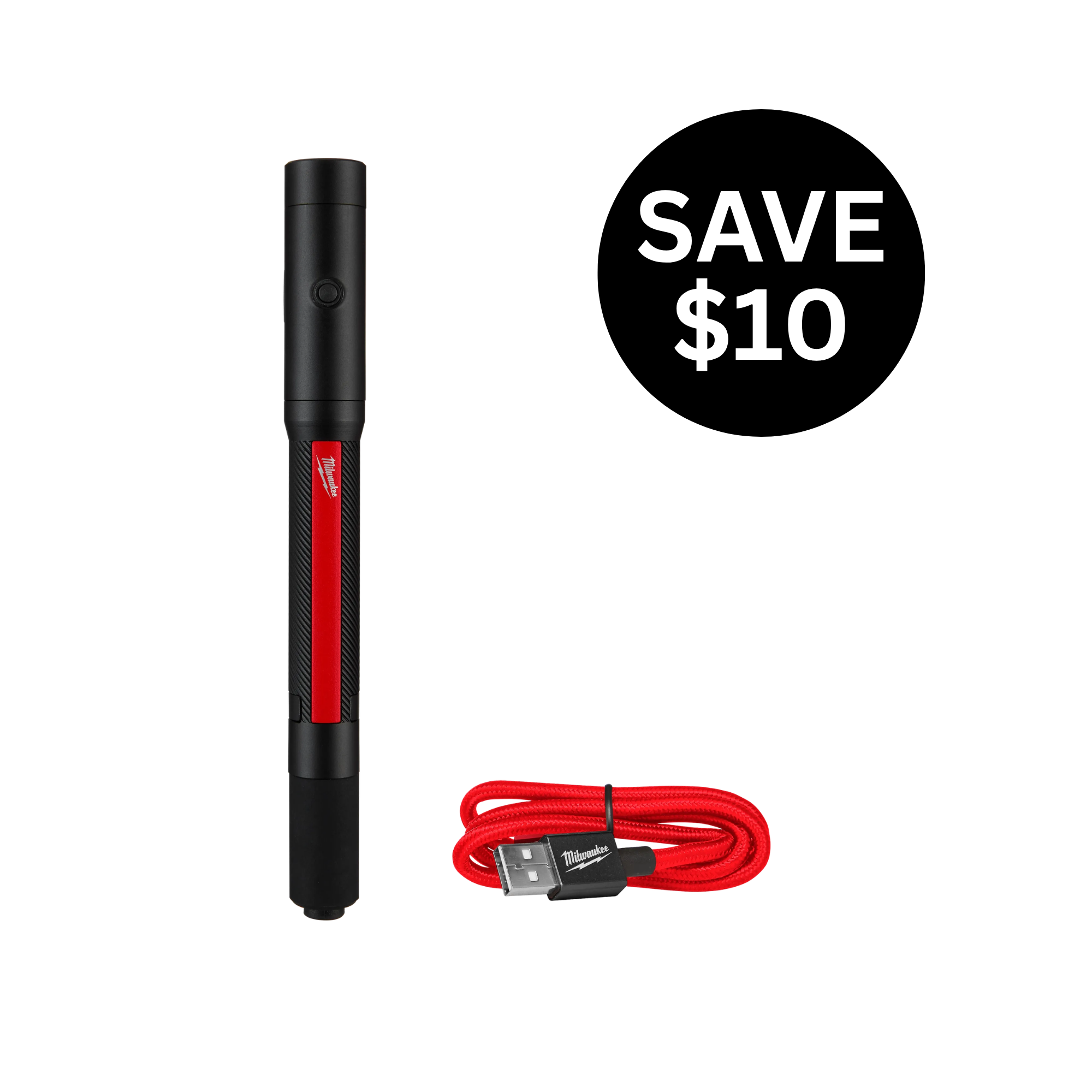 Milwaukee® Rechargeable 250L Penlight w/ Laser