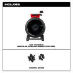 100’ Flexible Modular Pipeline Inspection Reel