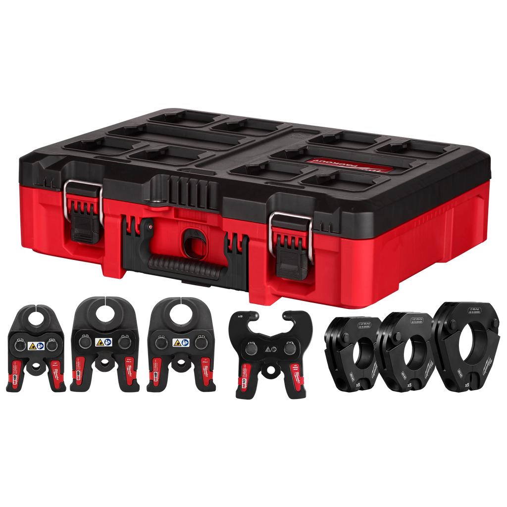 1/2" - 1" IPS-P Jaw & Pivoting Press Ring Kit for M12™ FORCE LOGIC™ Press Tool