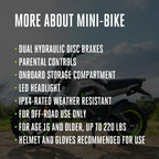 POWER+ Mini Bike