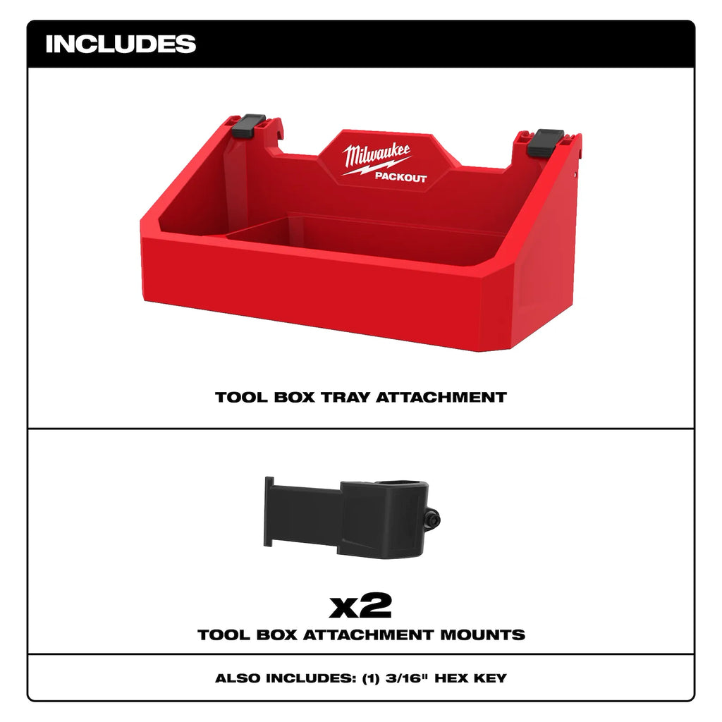 Milwaukee PACKOUT Tool Box Tray Attachment | 48-22-8605