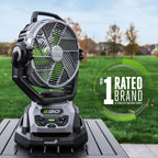 POWER+ 10" Oscillating Misting Fan