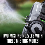 POWER+ 10" Oscillating Misting Fan