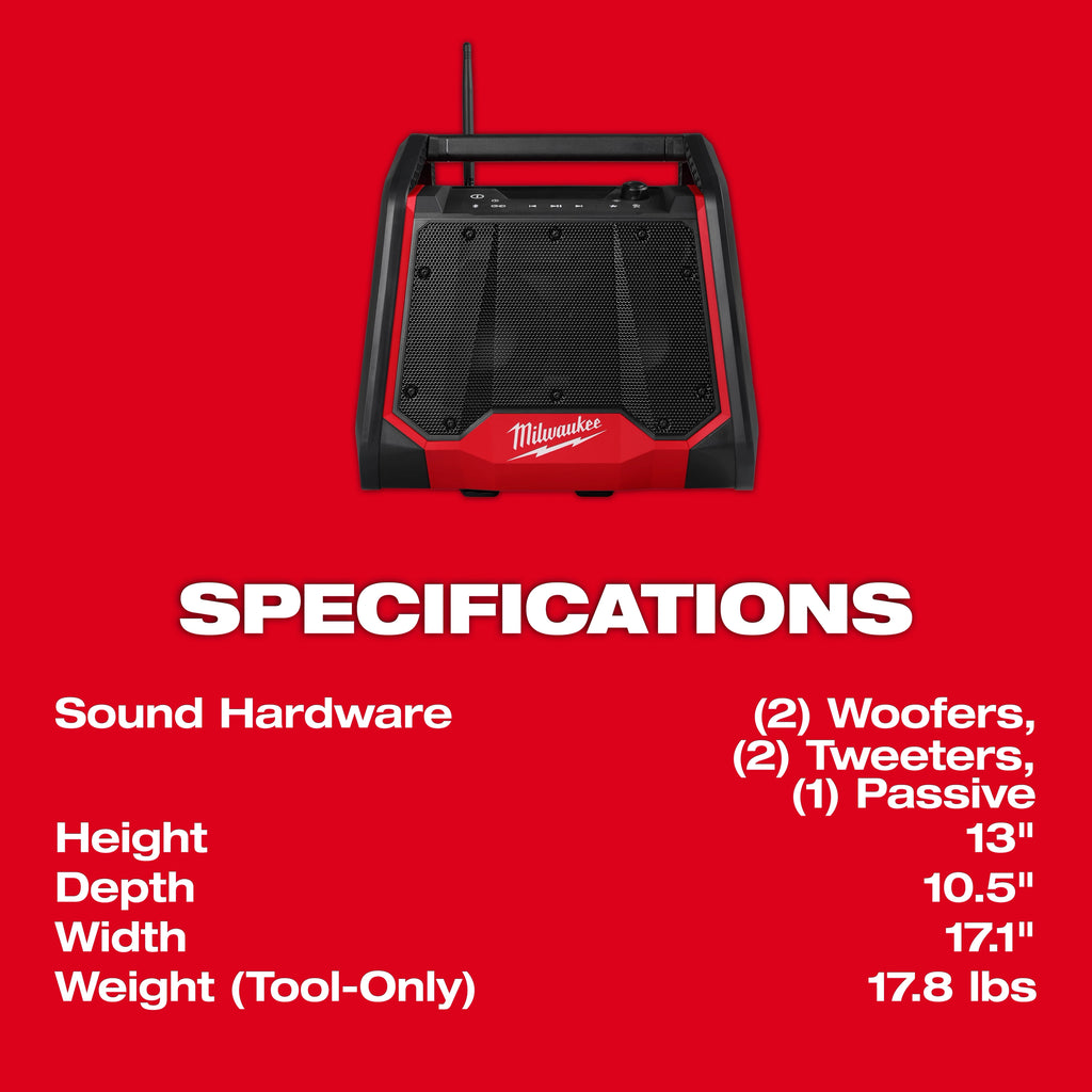 M18™ Bluetooth® Jobsite Radio + Charger