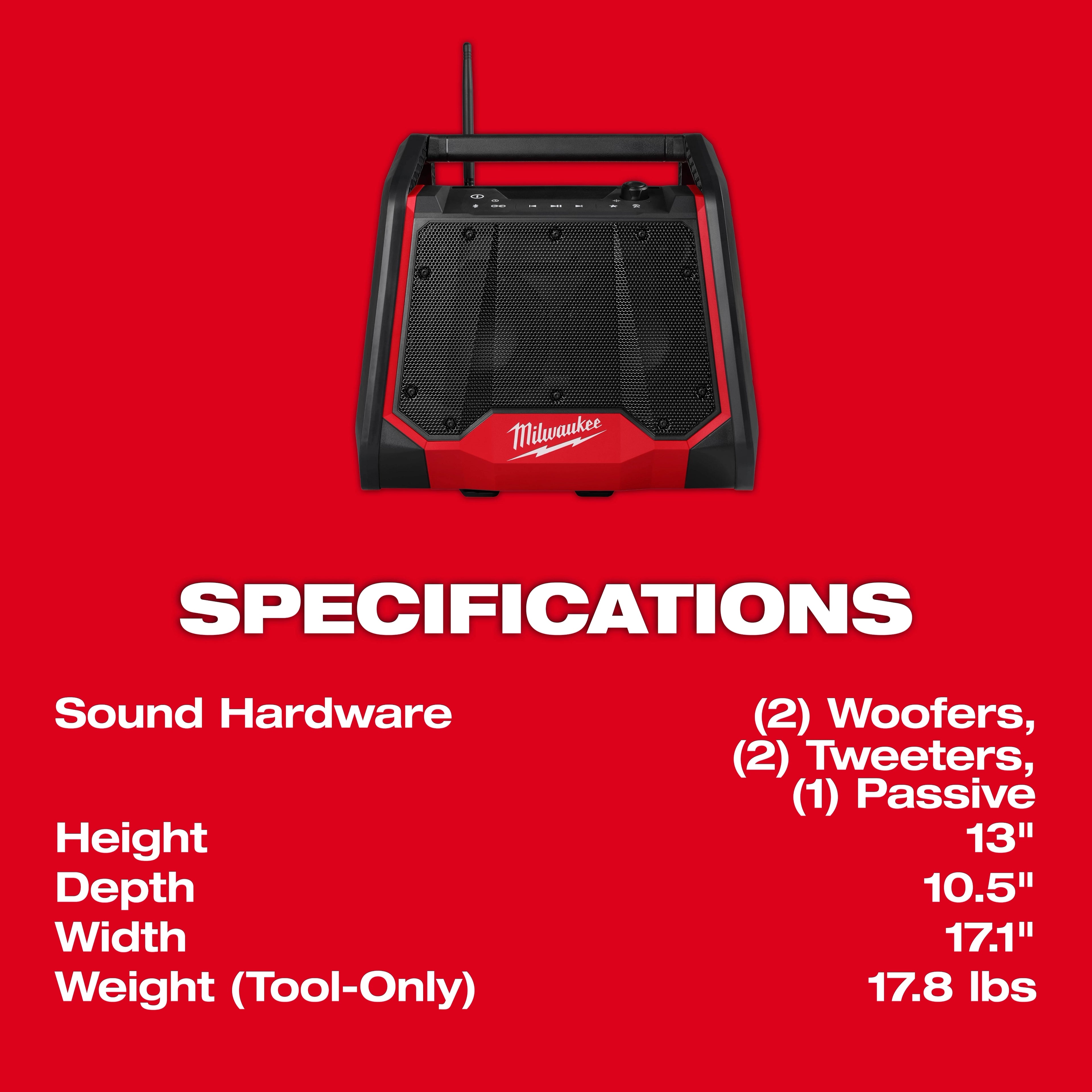 M18™ Bluetooth® Jobsite Radio + Charger