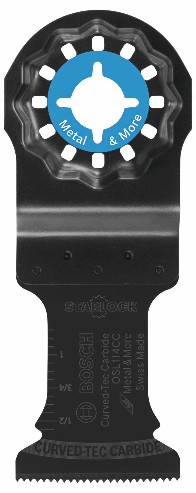 Bosch OSL114CC 1-1/4 In. Starlock Oscillating Multi-Tool Curved-Tec Carbide Extreme Plunge Blade
