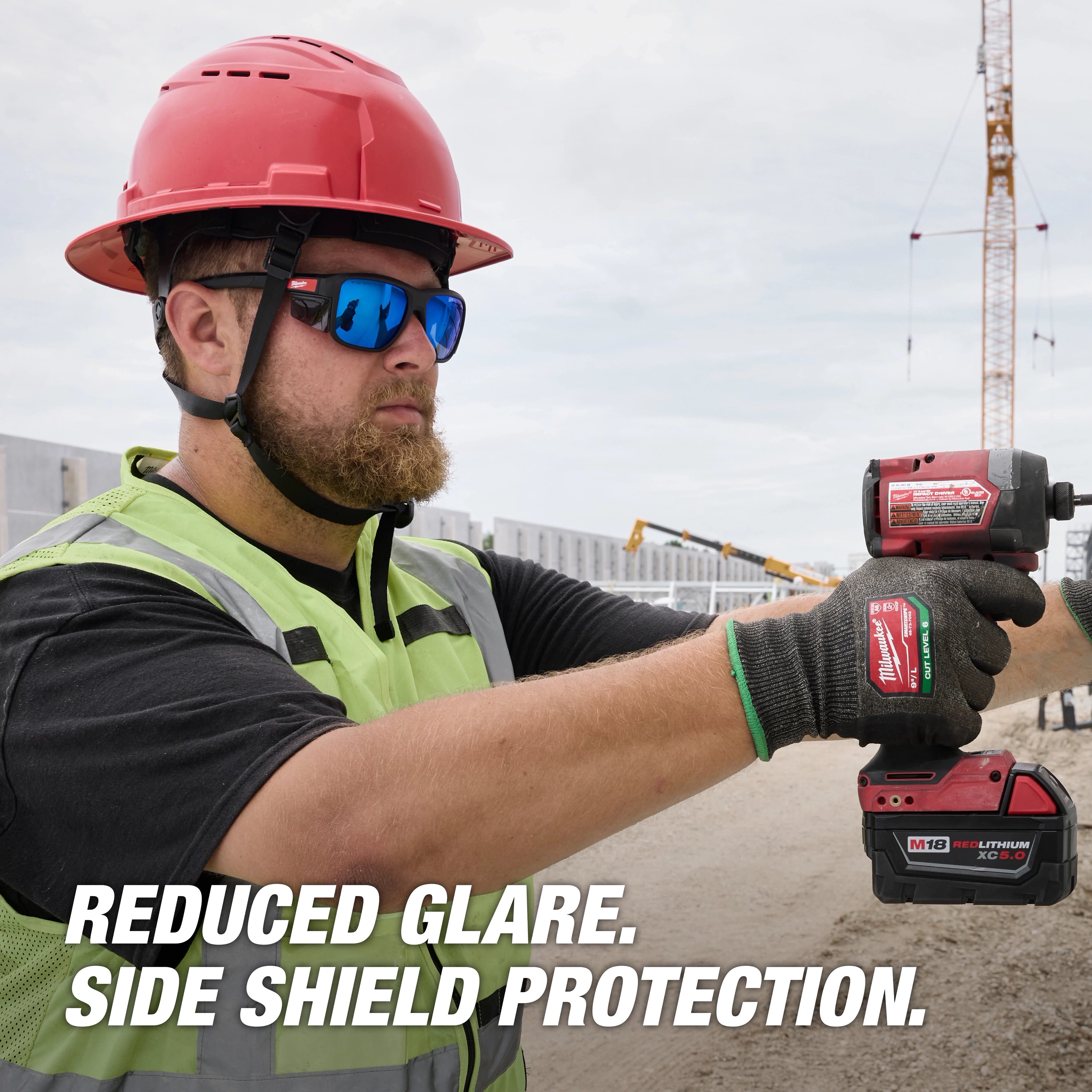 Full Frame Safety Glasses with Removable Side Shields