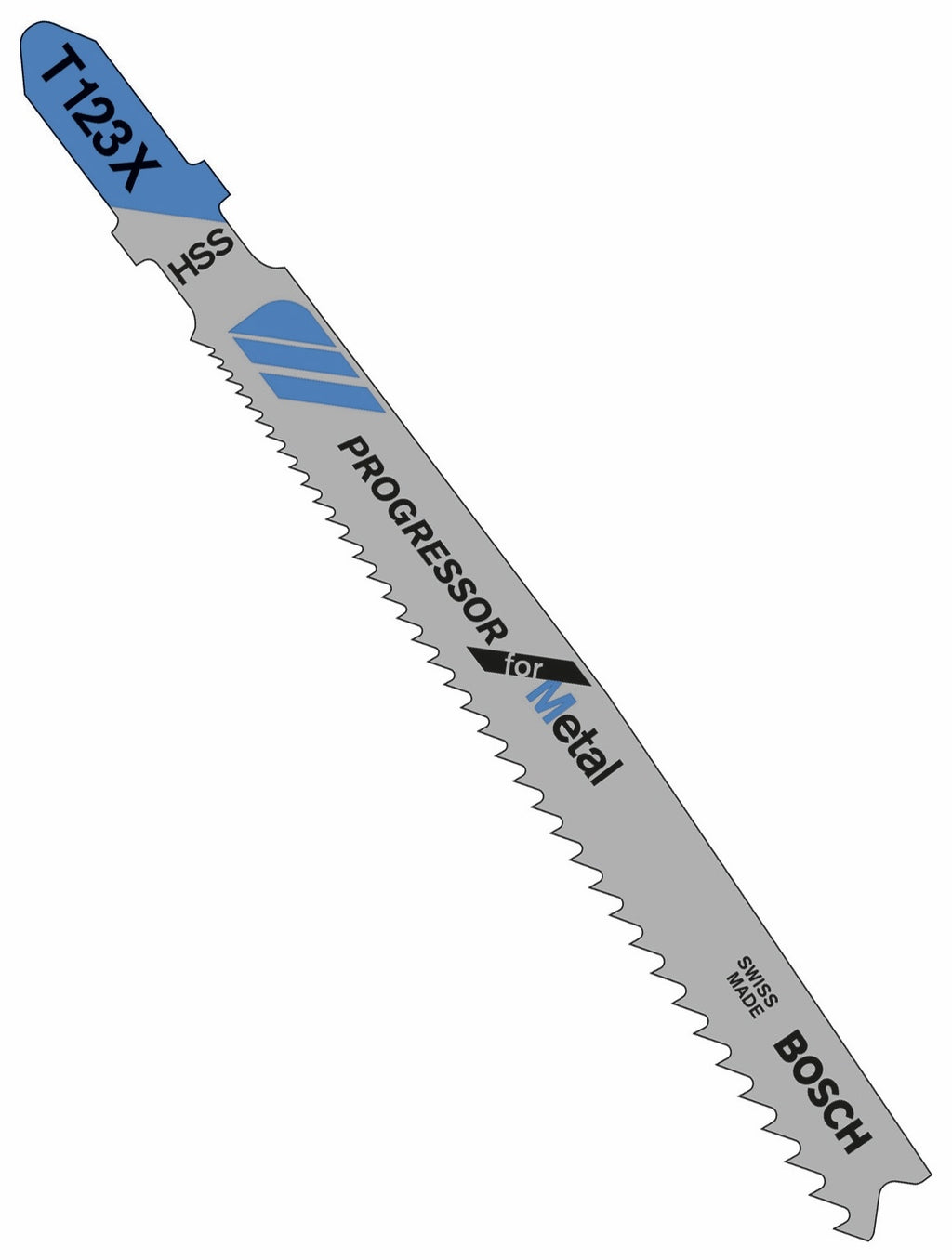 Bosch T321BF3 3 pc. 5-1/4 In. 12 TPI Speed for Metal T-Shank Jig Saw Blades
