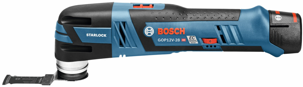 Bosch GOP12V-28N 12V Max EC Brushless Starlock Oscillating Multi-Tool (Tool Only)
