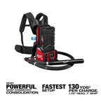 MX FUEL™ Backpack High Cycle Concrete Vibrator Kit w/ 7' Whip / 1.75" Head