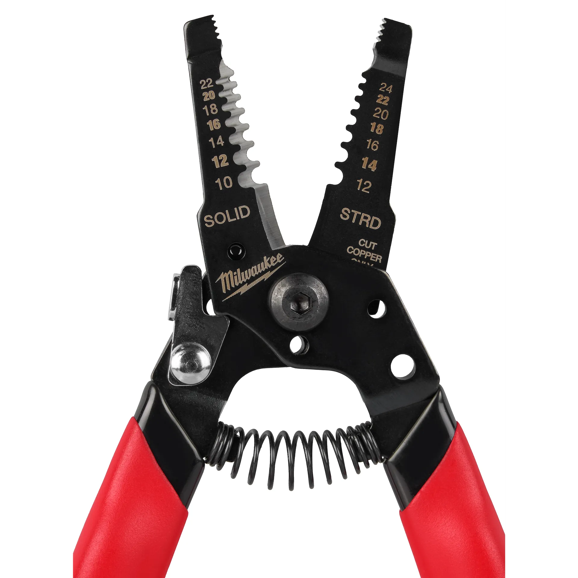 10-24 AWG Compact Dipped Grip Wire Stripper & Cutter