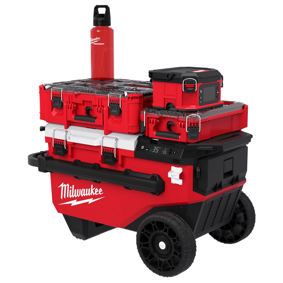 M18™ 30QT Rolling Fridge w/ PACKOUT™ Compatibility