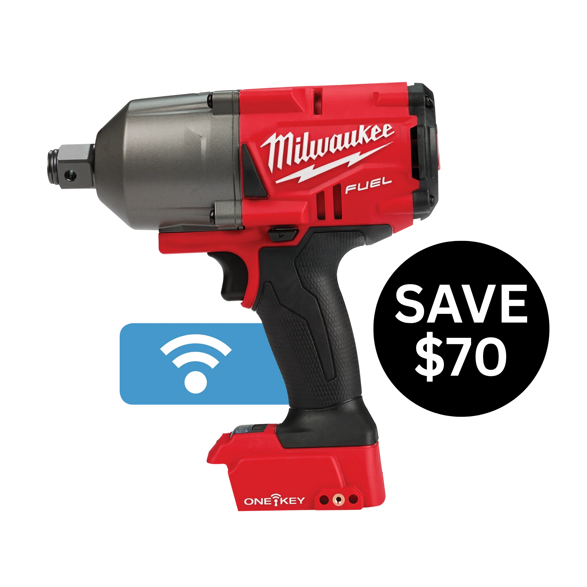 M18 FUEL™ w/ ONE-KEY™ High Torque Impact Wrench 3/4" Friction Ring