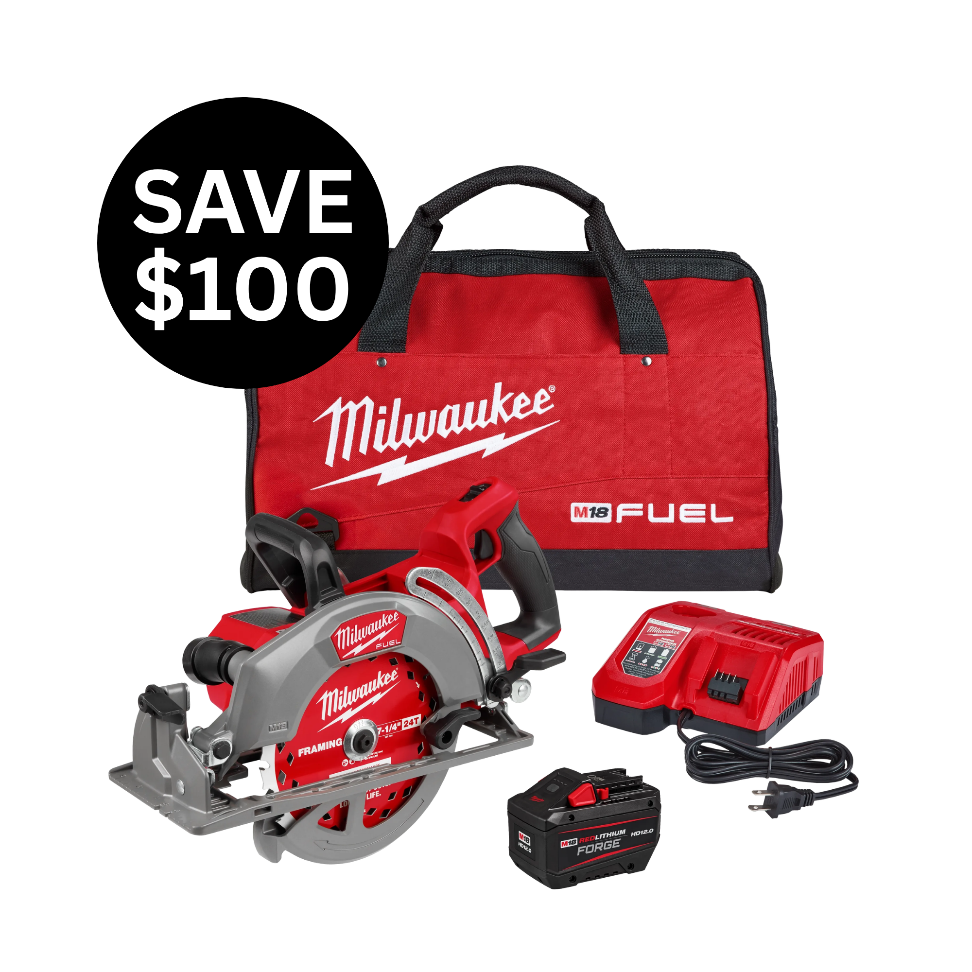 M18 FUEL™ 7-1/4" Rear Handle Circular Saw