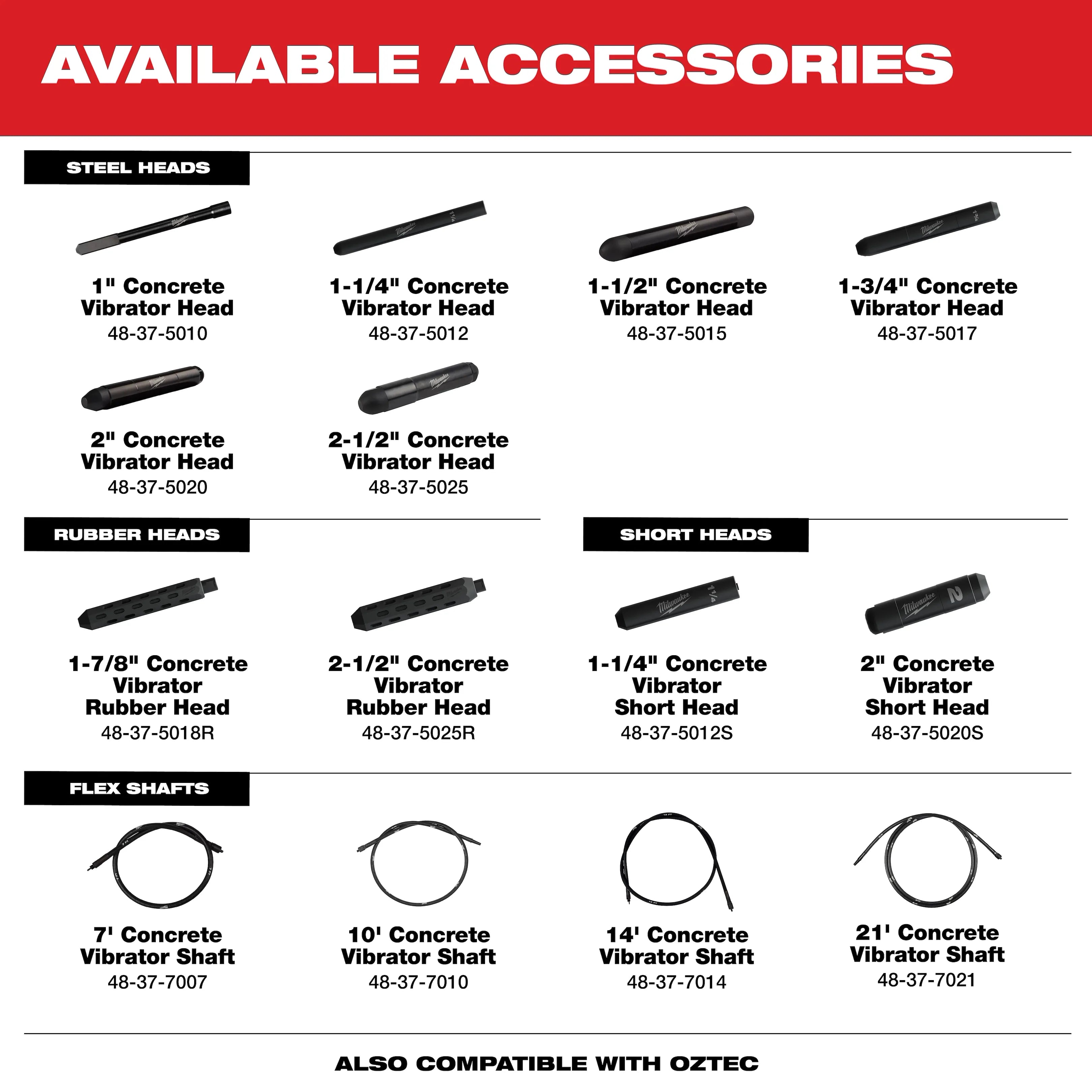 MX FUEL™ Backpack Concrete Vibrator Kit