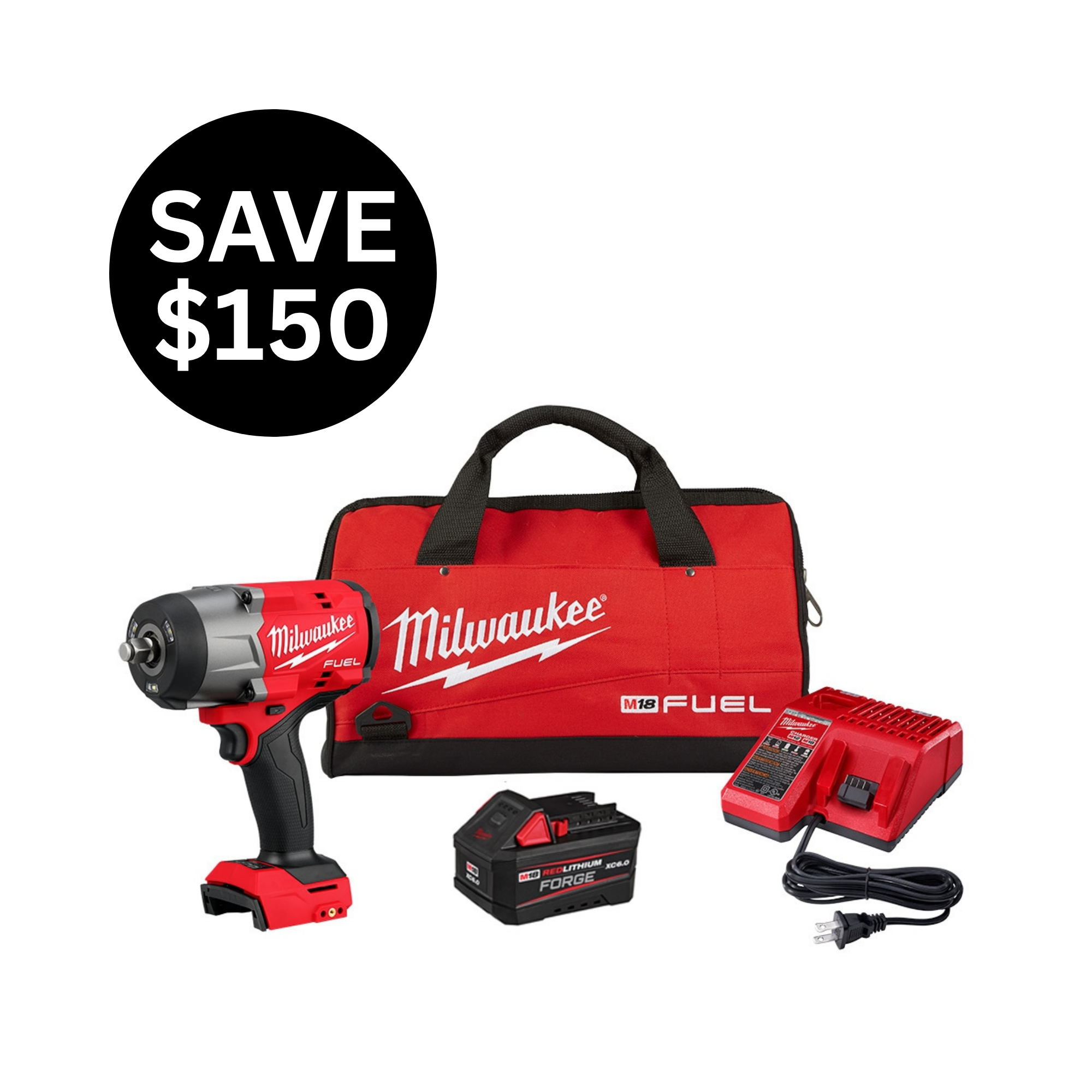 M18 FUEL™ 1/2" High Torque Impact Wrench w/ Friction Ring