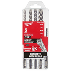 Milwaukee SDS-PLUS 4CT MX4 5-Piece KIT | 48-20-7498
