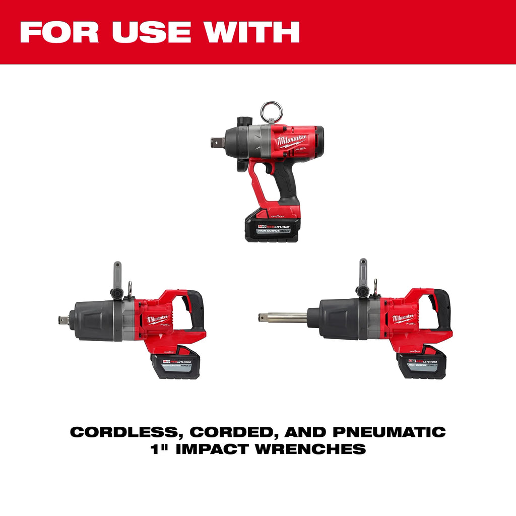 Milwaukee SHOCKWAVE Impact Duty 1” Drive 7-Piece MM & SAE Wheel Service Socket PACKOUT Set | 49-66-7840