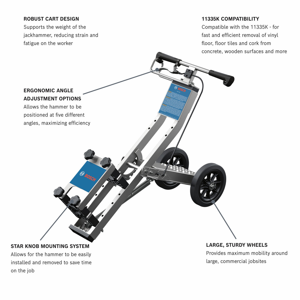 Bosch GHT130 Floor Removal Cart