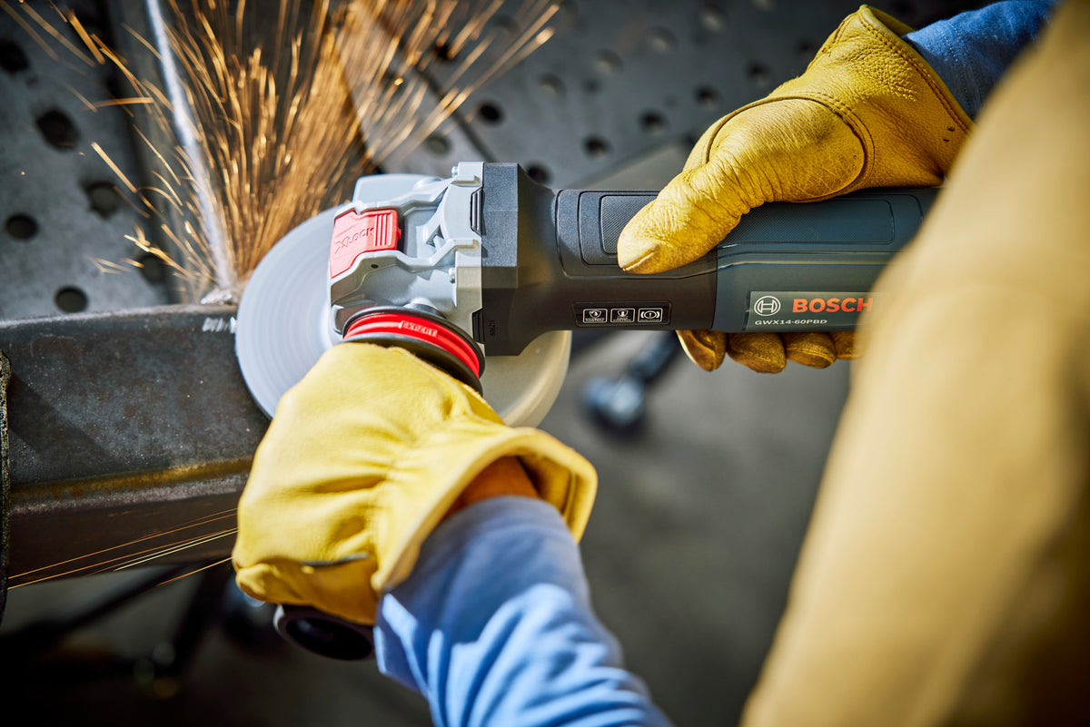 Bosch GWX14-60PBD 6 In. X-Lock Angle Grinder with Brake and No Lock-On Paddle Switch