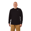 Milwaukee FREEFLEX Hybrid Work Tee - Long Sleeve - Black