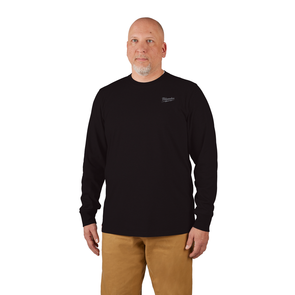 Milwaukee FREEFLEX Hybrid Work Tee - Long Sleeve - Black