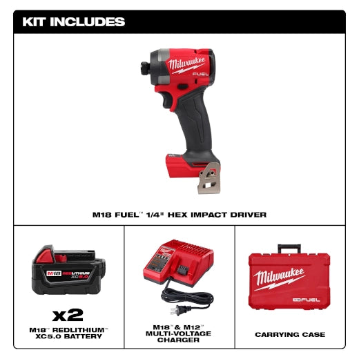 M18 FUEL™ 1/4" Hex Impact Driver