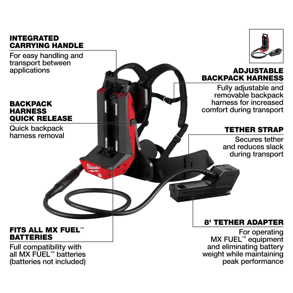 Milwaukee MX FUEL Portable Battery Extension | MXF010-0