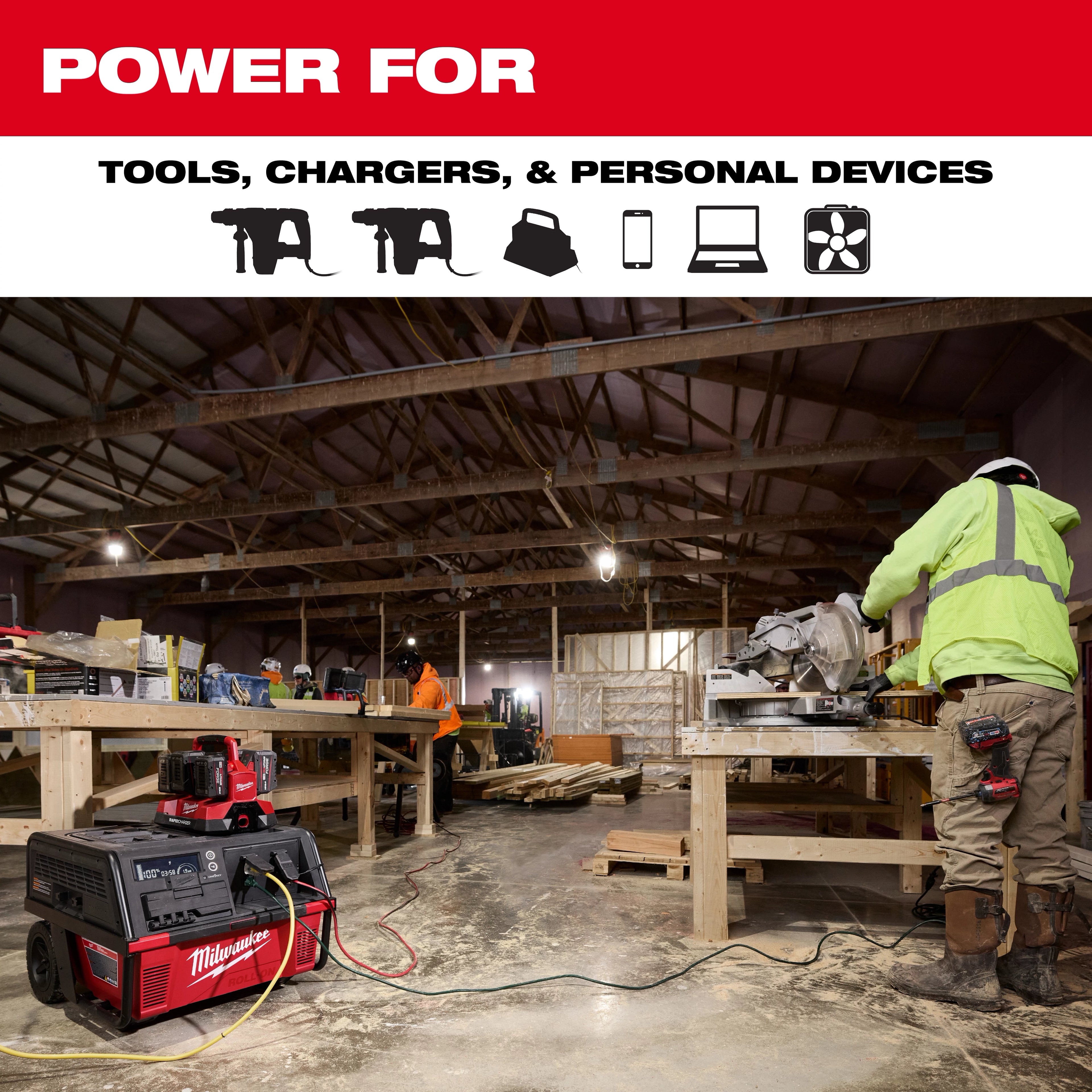 ROLL-ON ™ 7200W/3600W 6.0kWh Power Supply