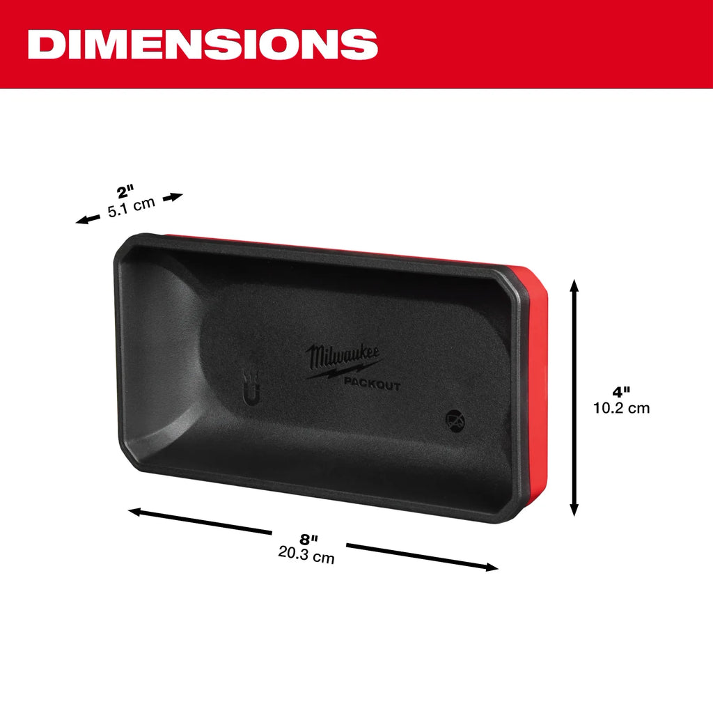 Milwaukee PACKOUT Large Magnetic Bin | 48-22-8071
