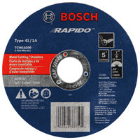 Bosch TCW1S500 5 In. .040 In. 7/8 In. Arbor Type 1A (ISO 41) 60 Grit Rapido Fast Metal/Stainless Cutting Abrasive Wheel