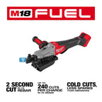 Milwaukee M18 FUEL #10 (1-1/4") Rebar Cutter | 3675-20