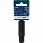 Bosch 27258 7/16 In. Impact Tough Deep Well Socket, 3/8 In. Shank