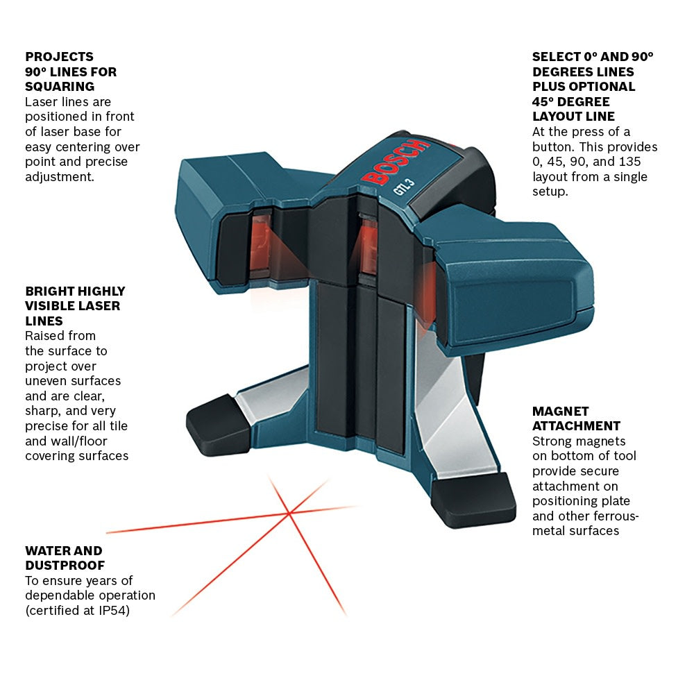 Bosch GTL3 Wall/Floor Covering Laser